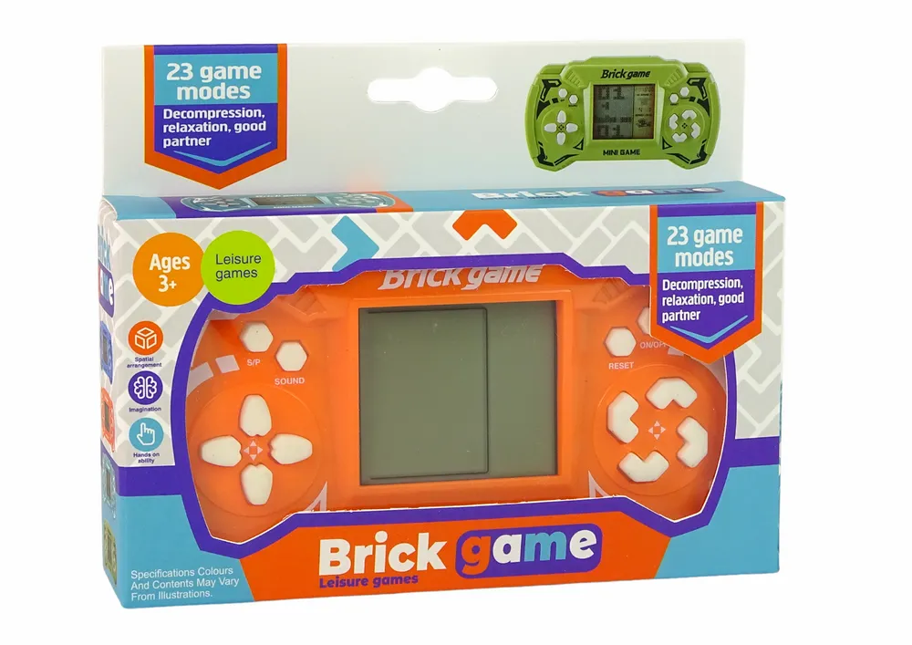 konzola za igrice mini game narančasta - slika 4