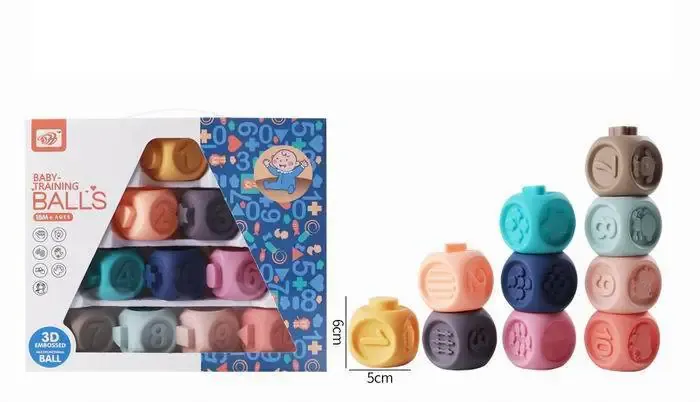 senzoričke kocke brojevi i oblici 10 elemenata - slika 2