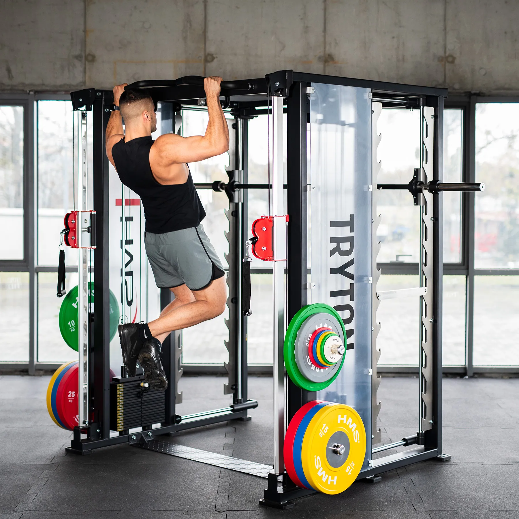 tryton stroj za trening sa smith machine 3d - slika 3