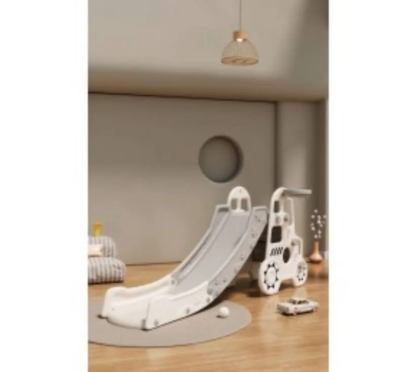 mamakids dječji tobogan za dvorište i igraonicu, sivi 190 cm - slika 8