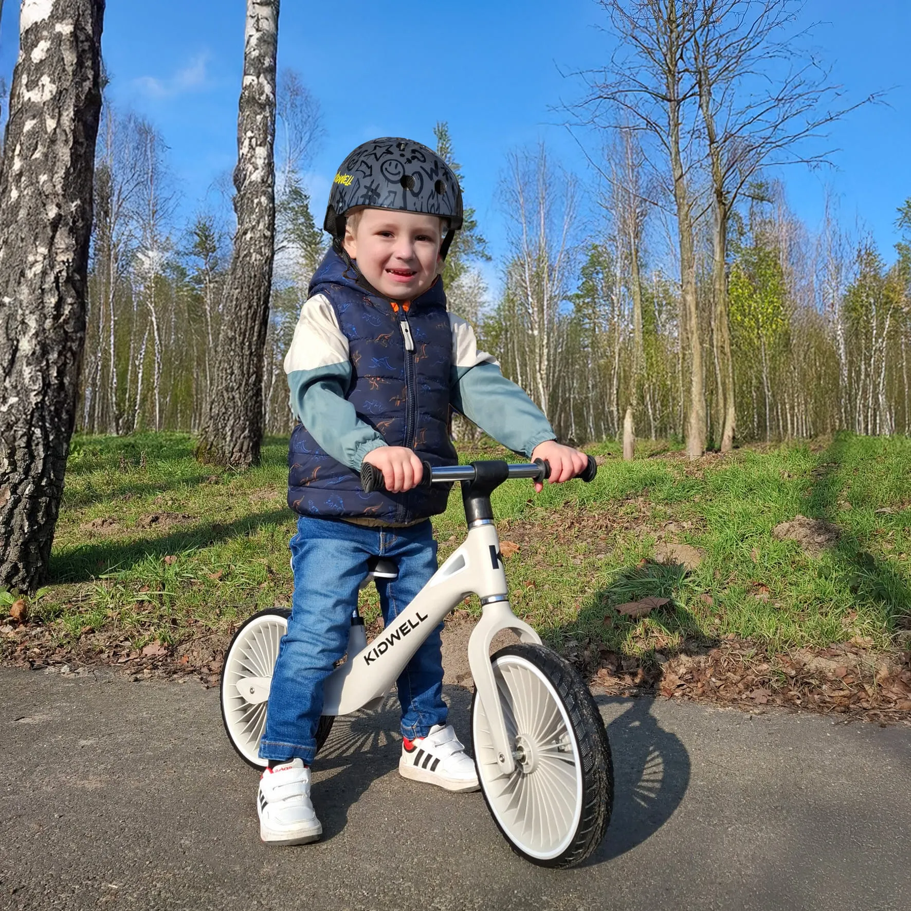 kidwell nix balans bicikl za djecu, sivi - slika 11