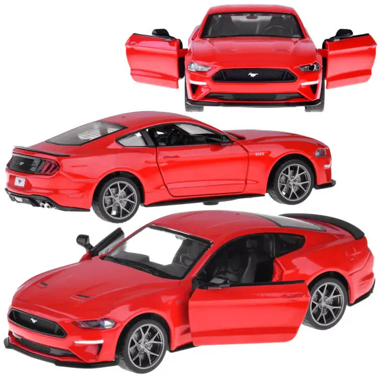 metalni model automobila ford mustang gt 1:34 crveni - slika 2