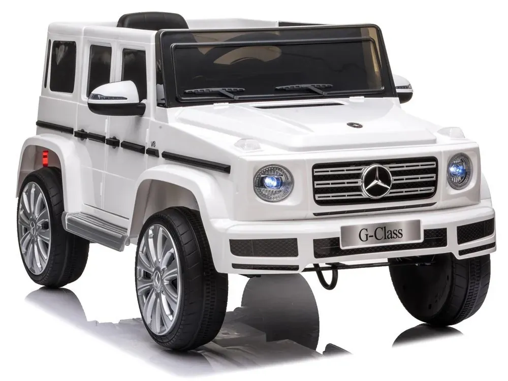 auto mercedes g500 na akumulator, bijele boje - slika 2