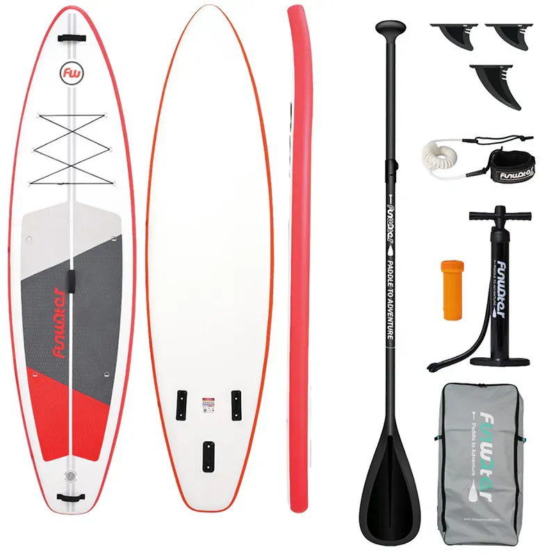 funwater sup daska supfw69c 3,35 m (crveno-bijela) - slika 1