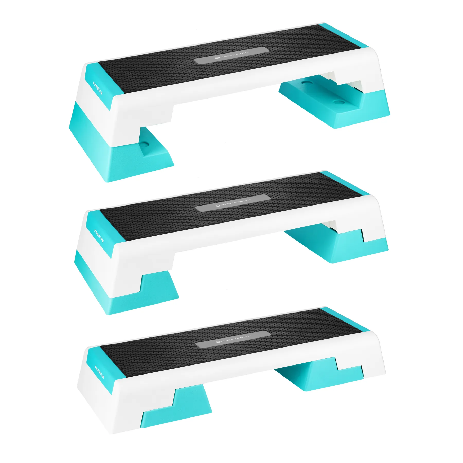 aerobik step hms premium, bijela/menta - slika 7