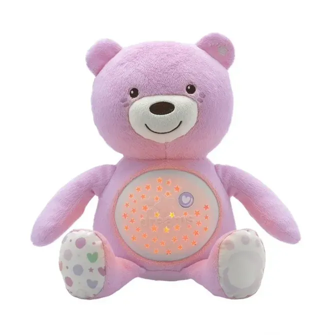 chicco first dreams medo s projektorom rozi - slika 2