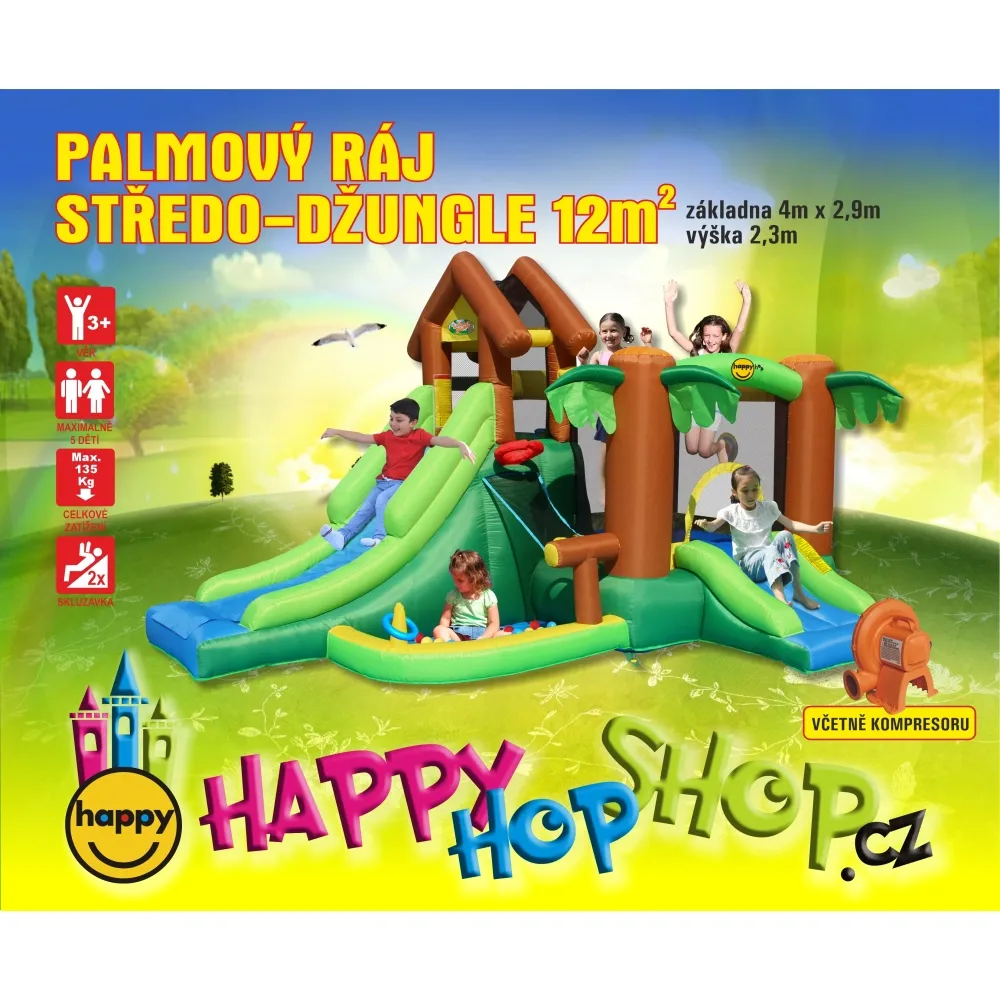 happy hop bouncy castle bajkovita šuma - slika 8