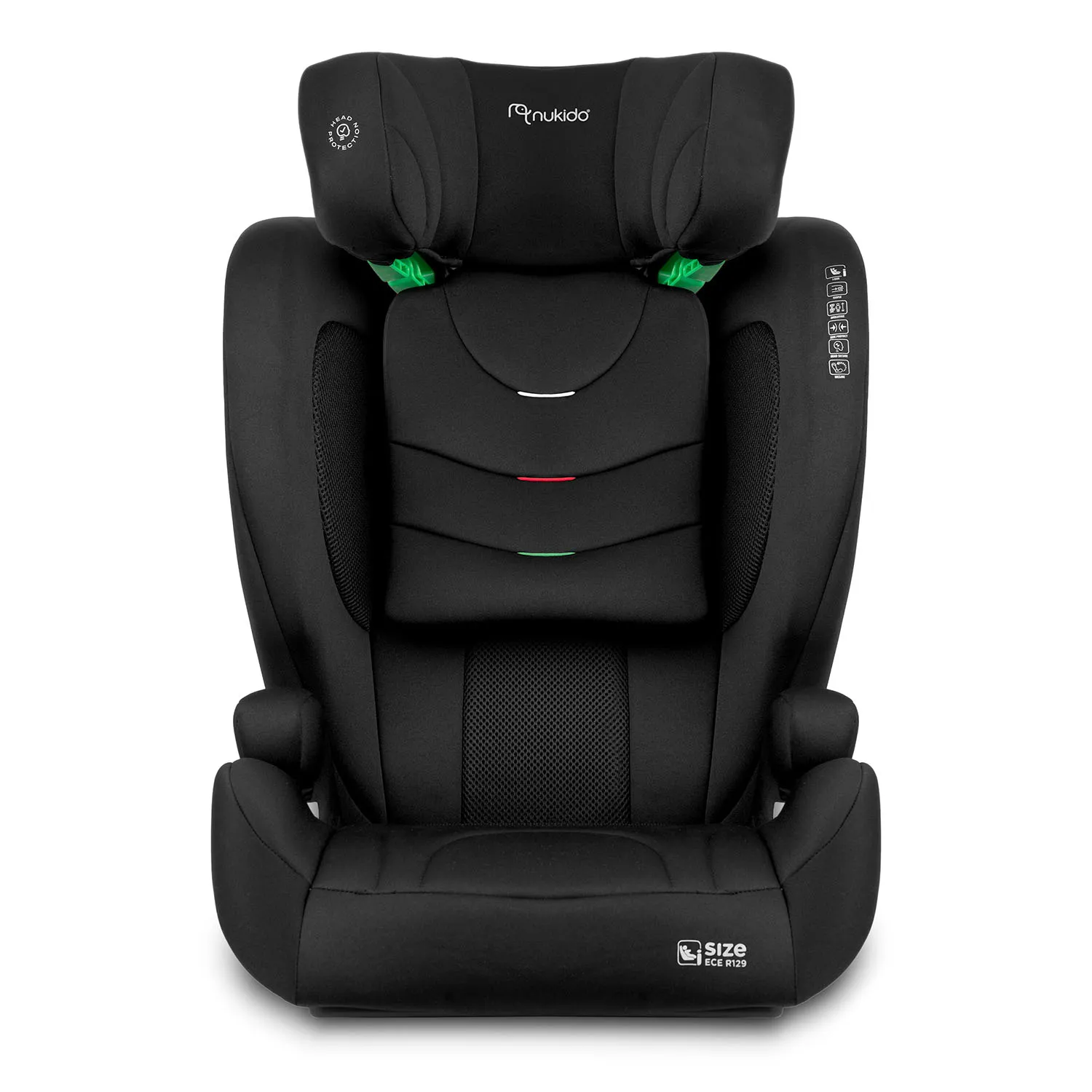nukido louis soft crna autosjedalica 15-36 kg isofix - slika 3