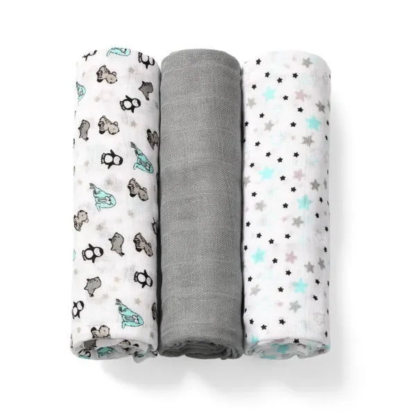set babyono pelene od bambusa sive 397/02 - slika 5