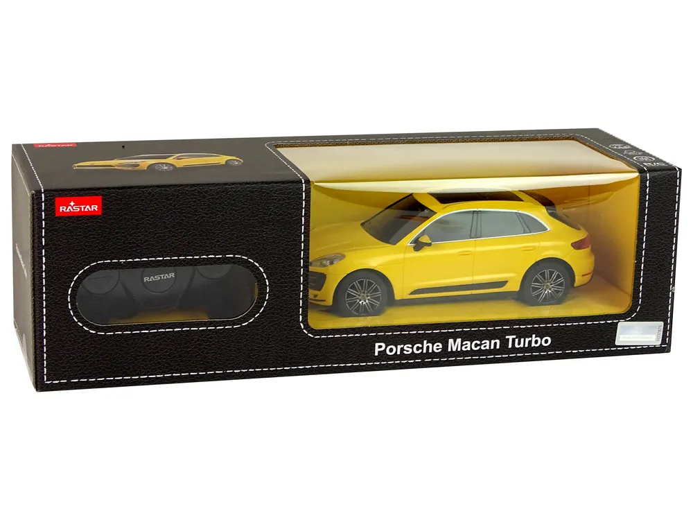 rastar porsche macan turbo 1:24 žuti - slika 7