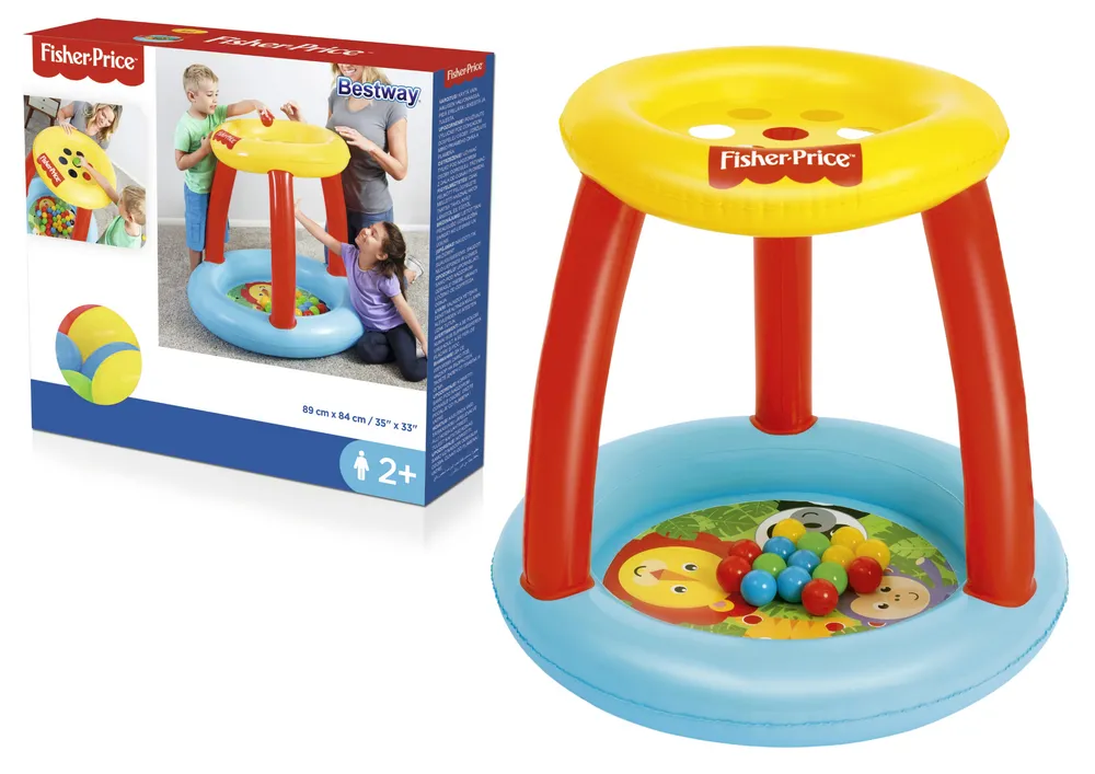 bestway bazen na napuhavanje s krovom fisher price - slika 3