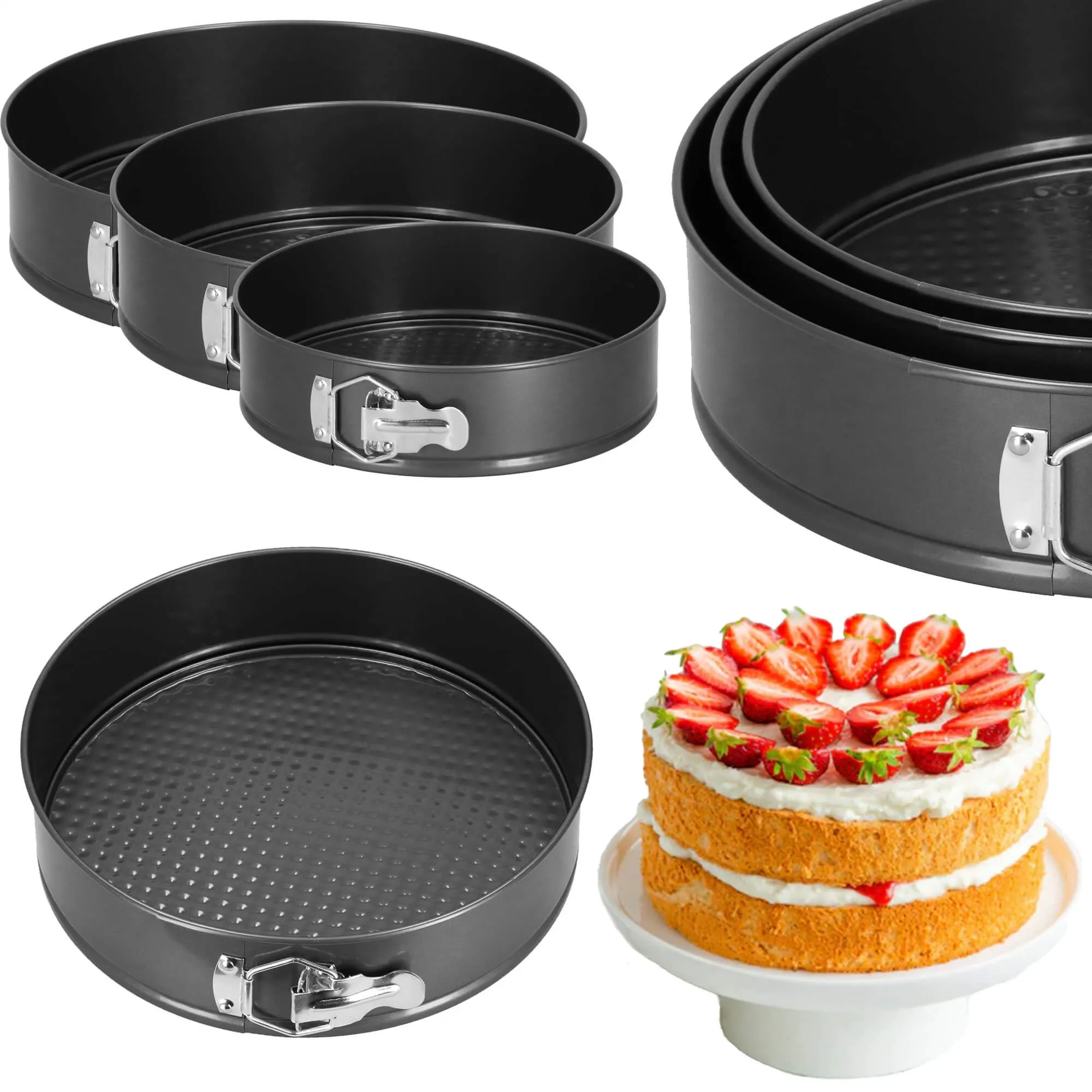 set kalupa za pečenje crni - slika 12