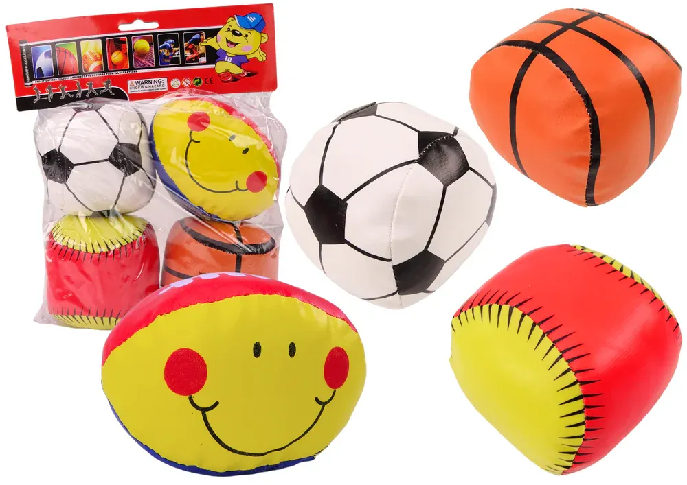 set mekanih sportskih loptica 4kom - slika 2