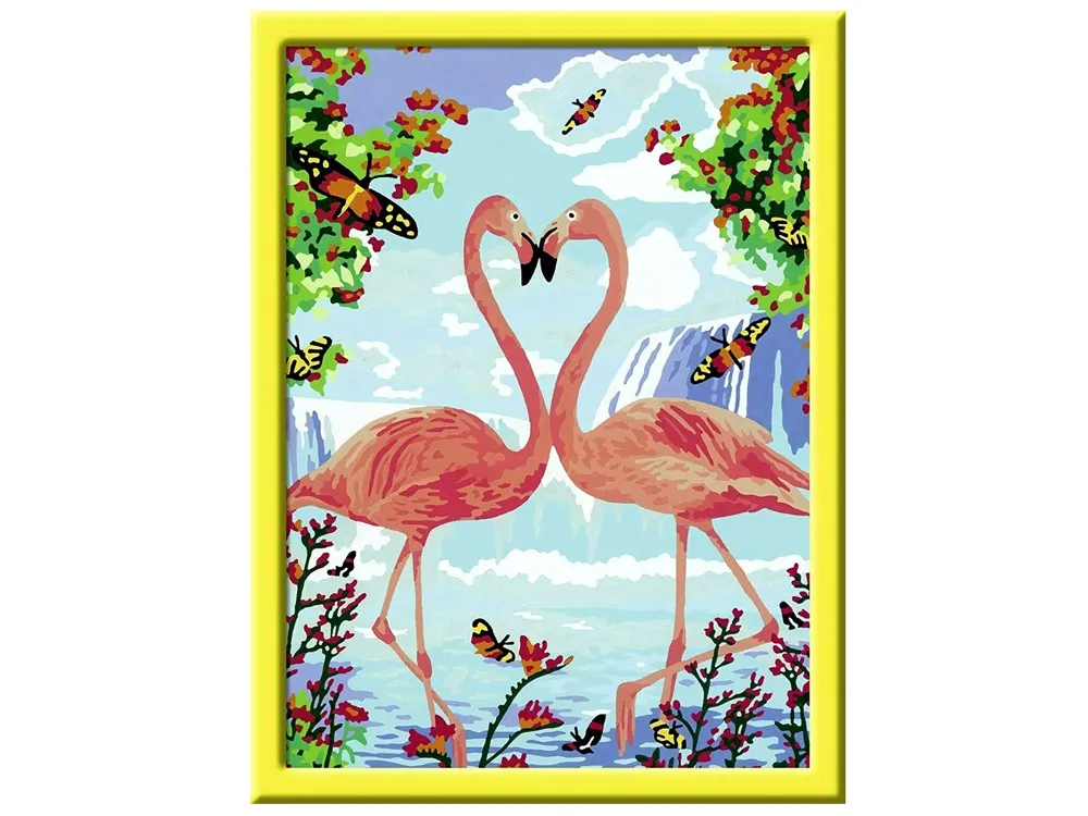 ravensburger bojanka "zaljubljeni flamingosi" - slika 6