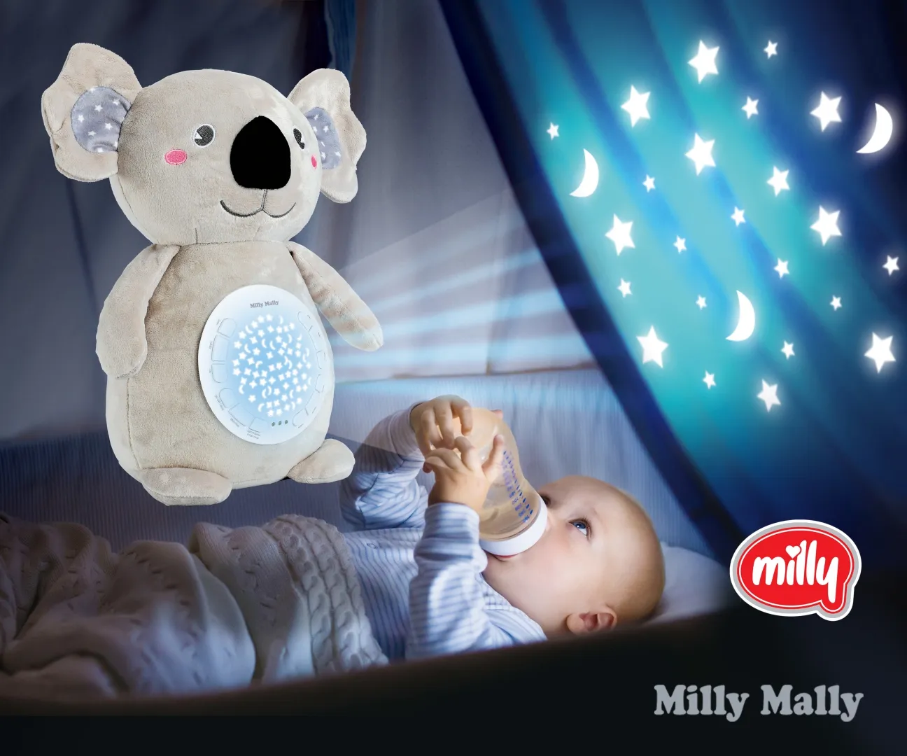 milly mally plišani projektor koala - slika 6