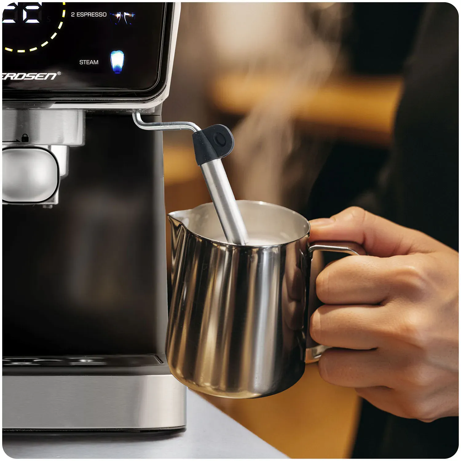 berdsen bd-771 aparat za espresso od 20 bara, crni - slika 9