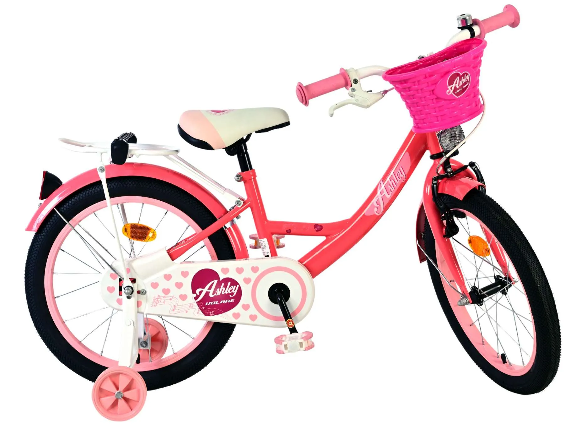 volare dječji bicikl ashley 18″ ružičasto-crvene boje - slika 11