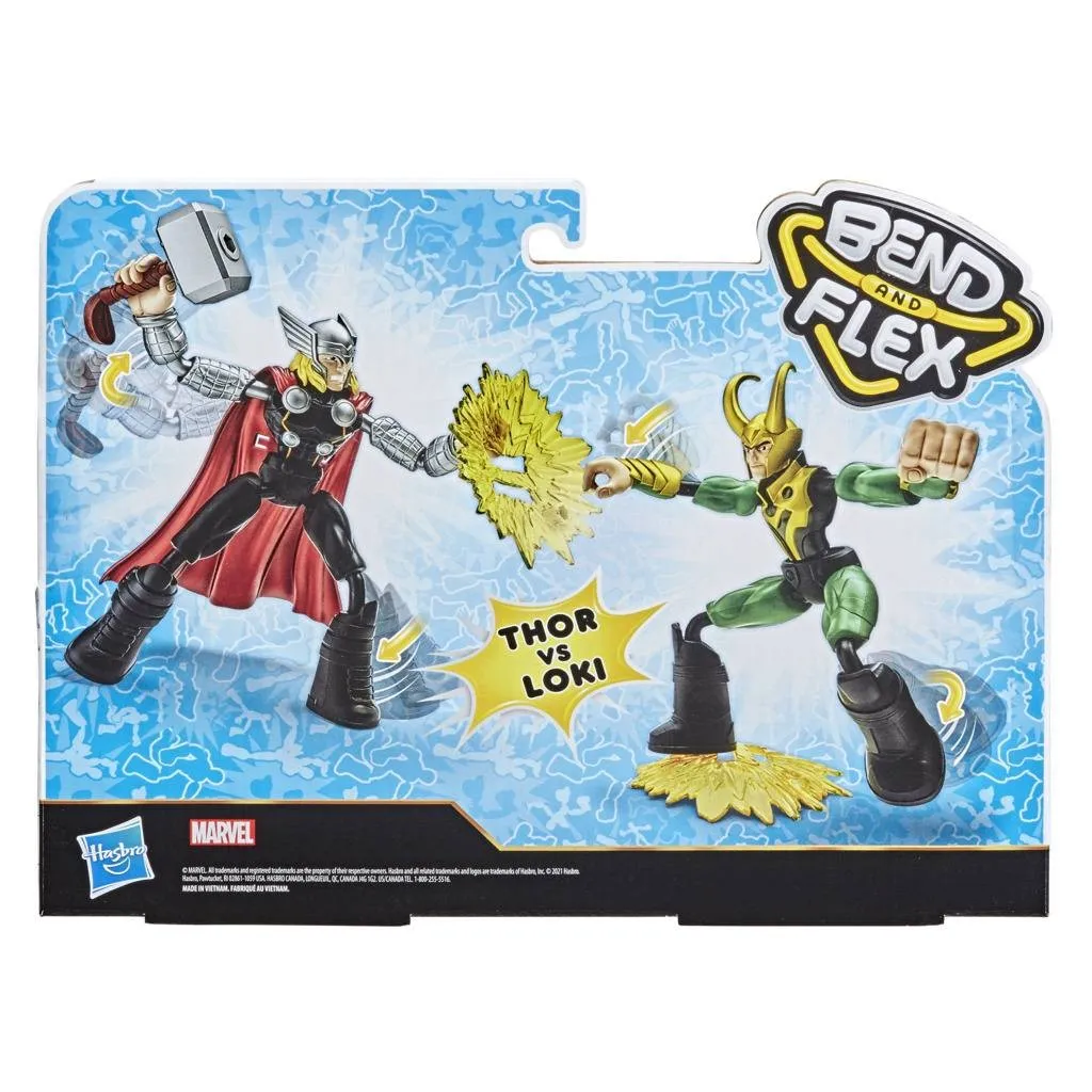 bend and flex thor i loki marvel - slika 3