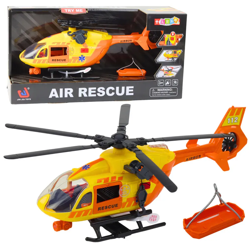 spasilački helikopter ,narančasti 1:12 - slika 2