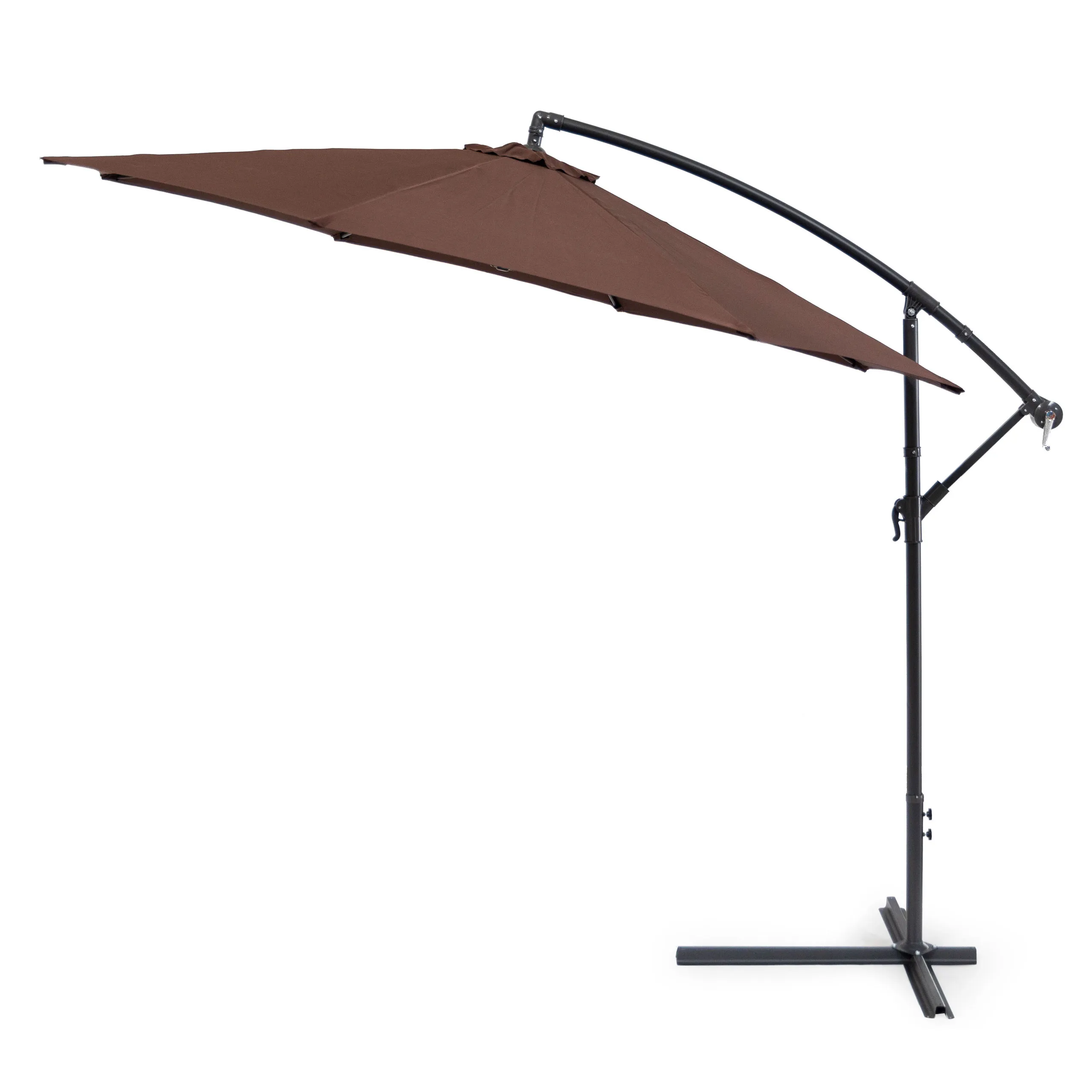 modernhome sl-um002 veliki sklopivi suncobran 3m smeđi - slika 3