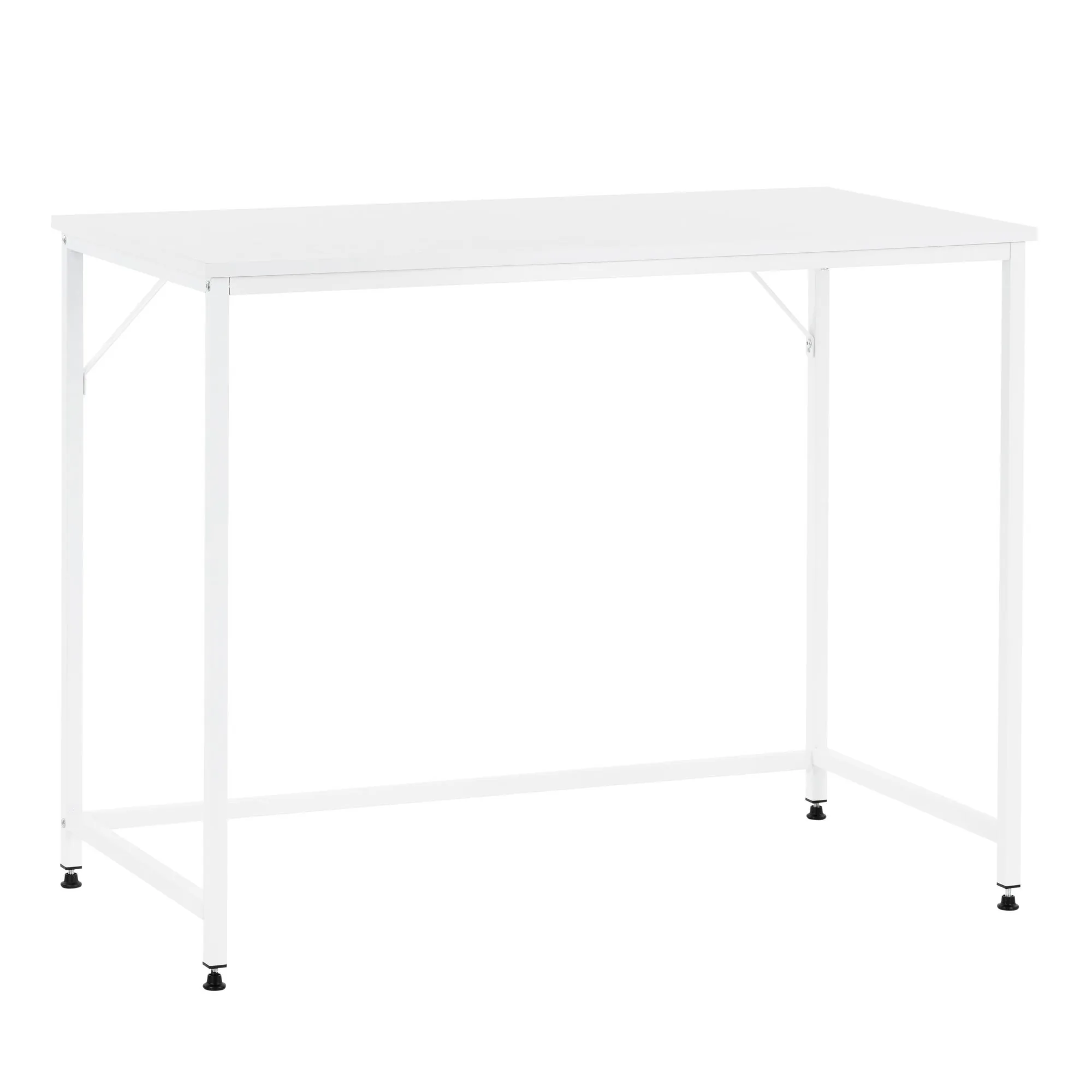 radni stol 100 x 50 x 76 cm bijeli - slika 6