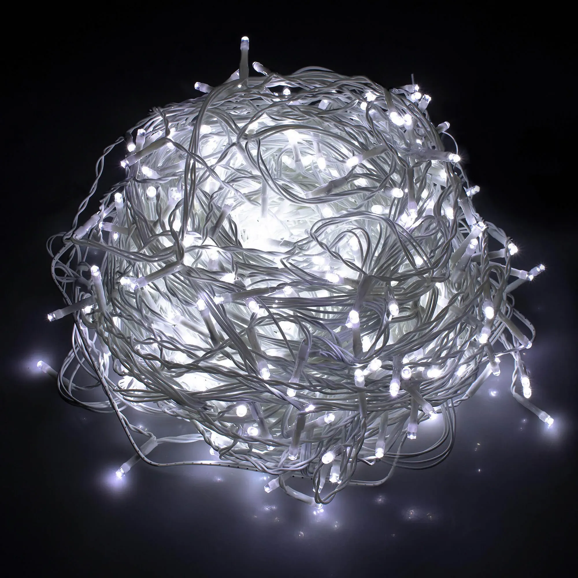 springos svjetlosna zavjesa , hladno bijela 300 led - slika 2