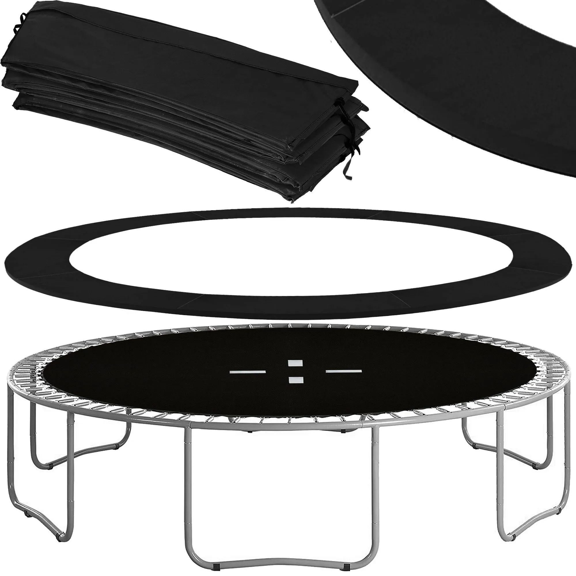 navlaka za trampolin 366cm crna - slika 6