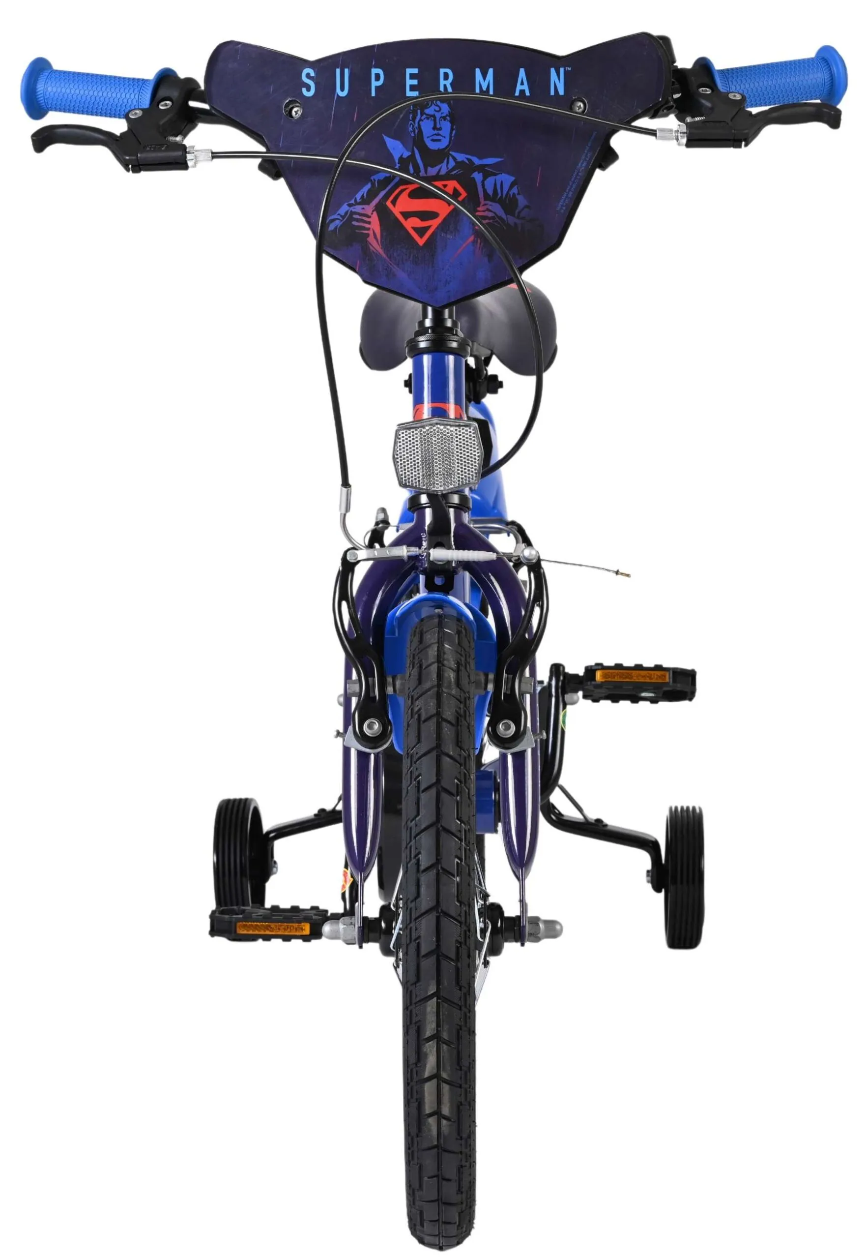 volare dječji bicikl superman 16″ plave boje, s dvije ručne kočnice - slika 7