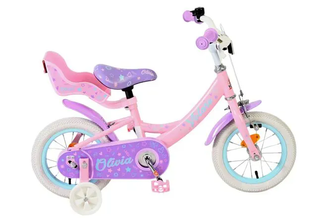 volare dječji bicikl olivia 12″ ružičaste boje - slika 2