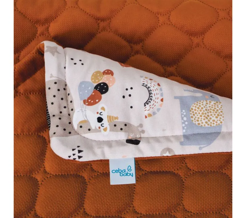 ceba dekica za bebe (75x100) jastuk (30x40) animals party - slika 7