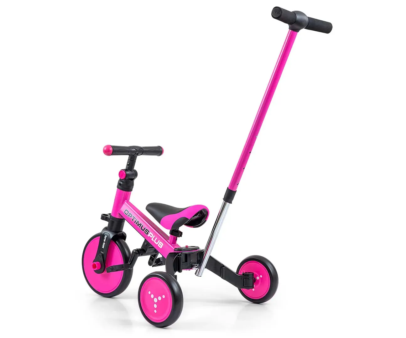 milly mally tricikl 4u1 optimus plus pink - slika 2