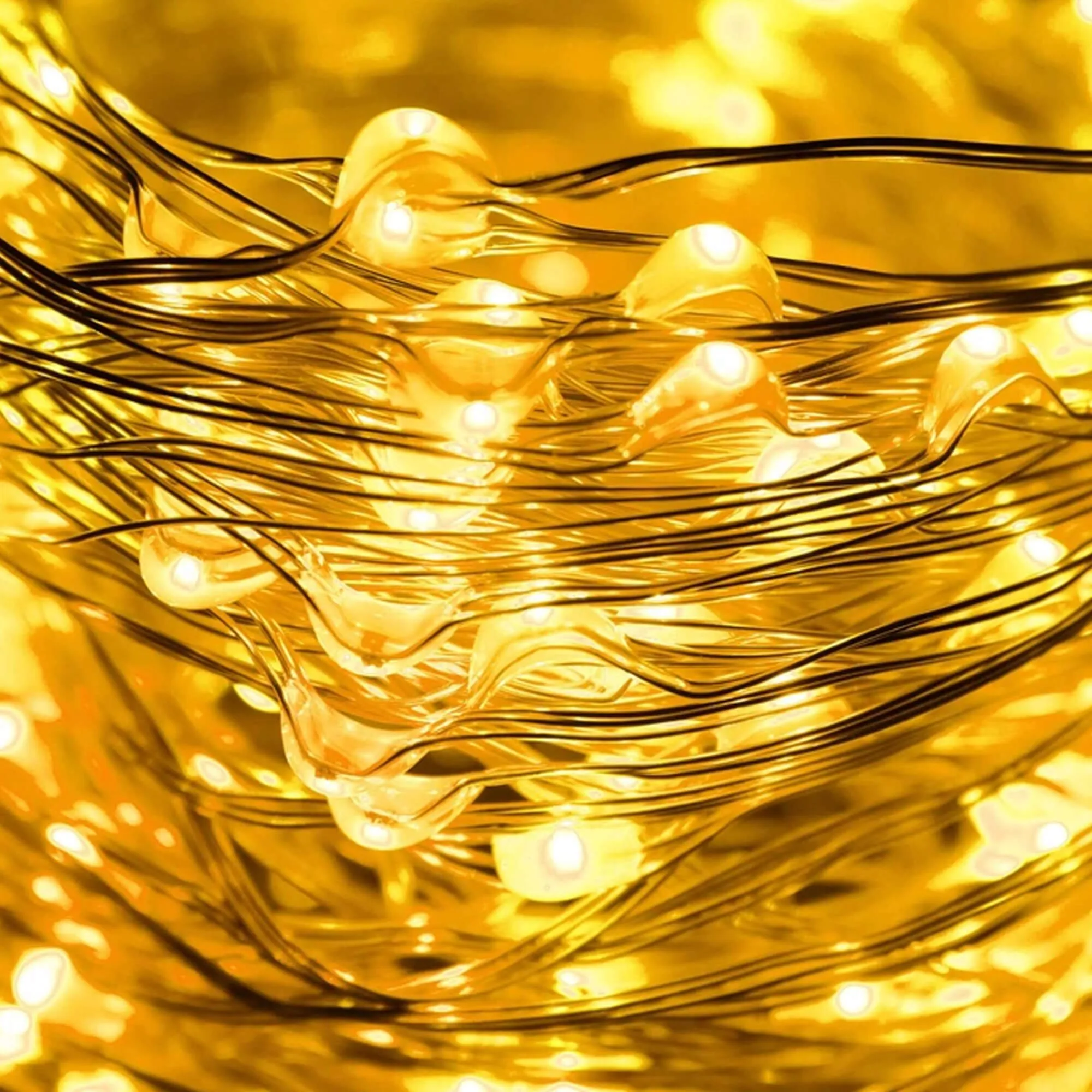 led božićne lampice 480 dioda, toplo bijela - slika 11