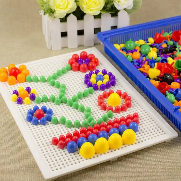 montessori puzzle gljive 296 komada - slika 6