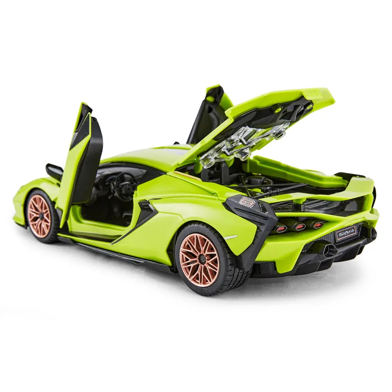 rastar lamborghini sian 1:18 zeleni na daljinsko upravljanje - slika 3