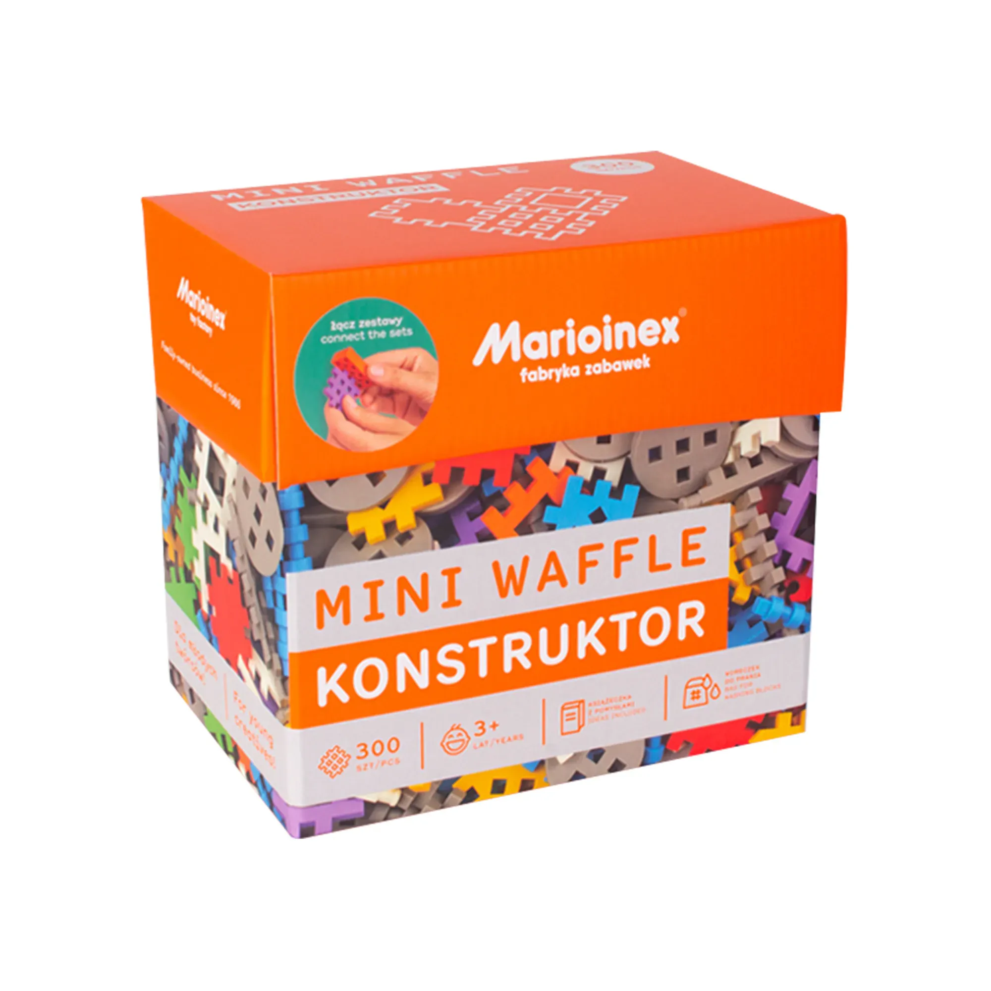 marioinex set mini waffle konstruktor 300kom. - slika 2