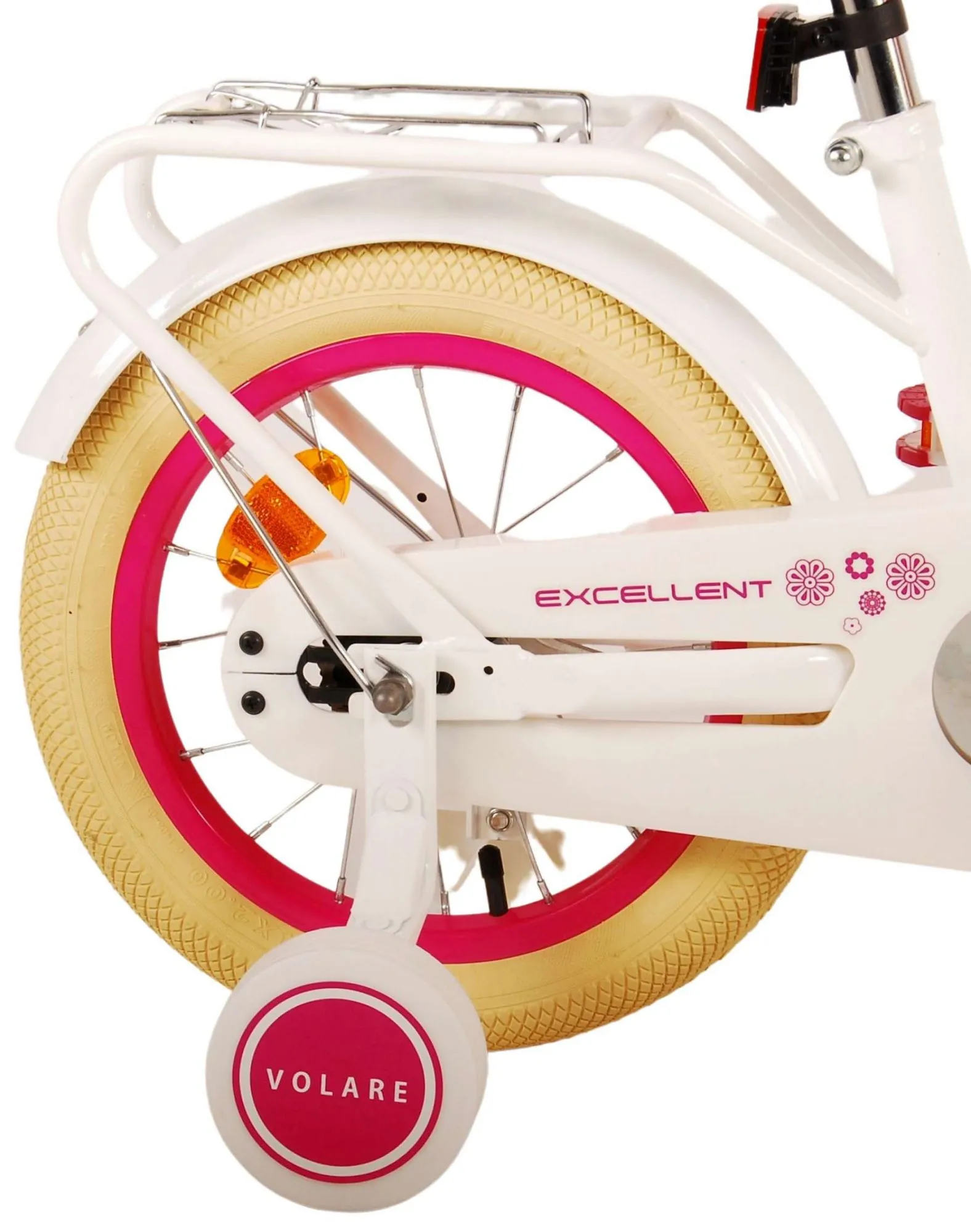 dječji bicikl volare excellent 14" bijeli - slika 5