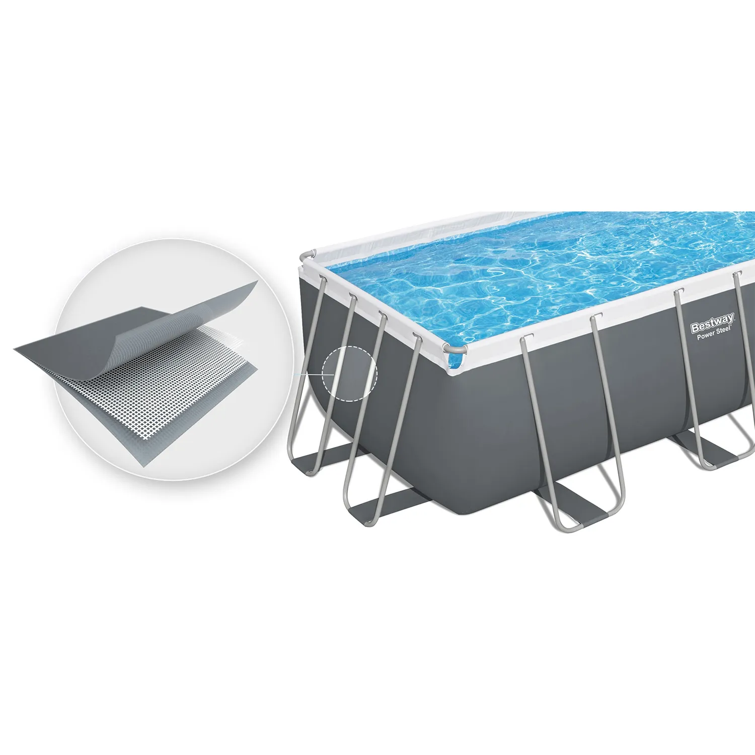 okvirni vrtni bazen 412x201x122 cm 17u1 bestway - slika 4