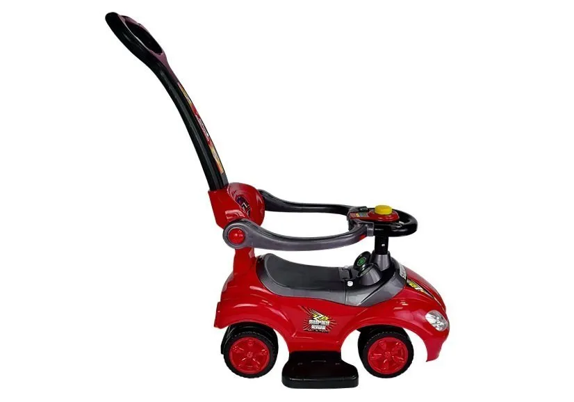 crveni 3u1 mega car za vožnju - slika 5