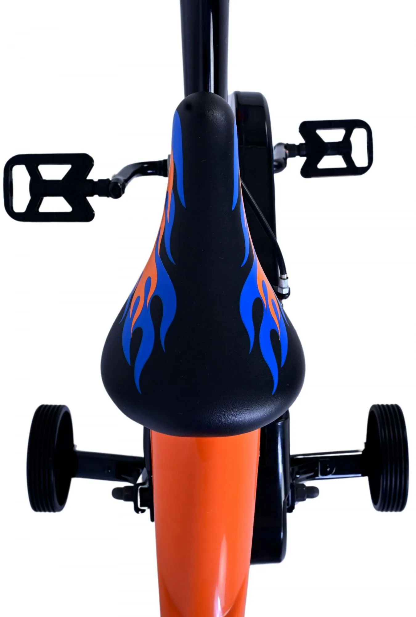 dječji bicikl hot wheels 16" crno-plavo-narančasti - 2 ručne kočnice - slika 6