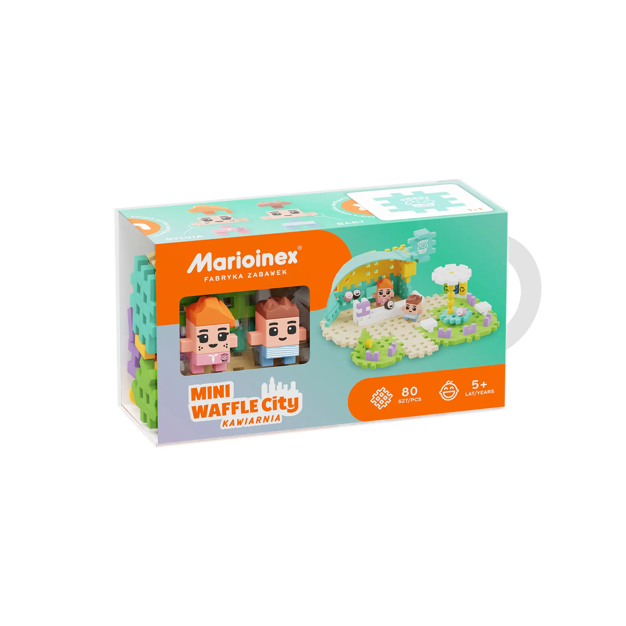 marioinex set mini waffle kockica kafić 80kom. - slika 2