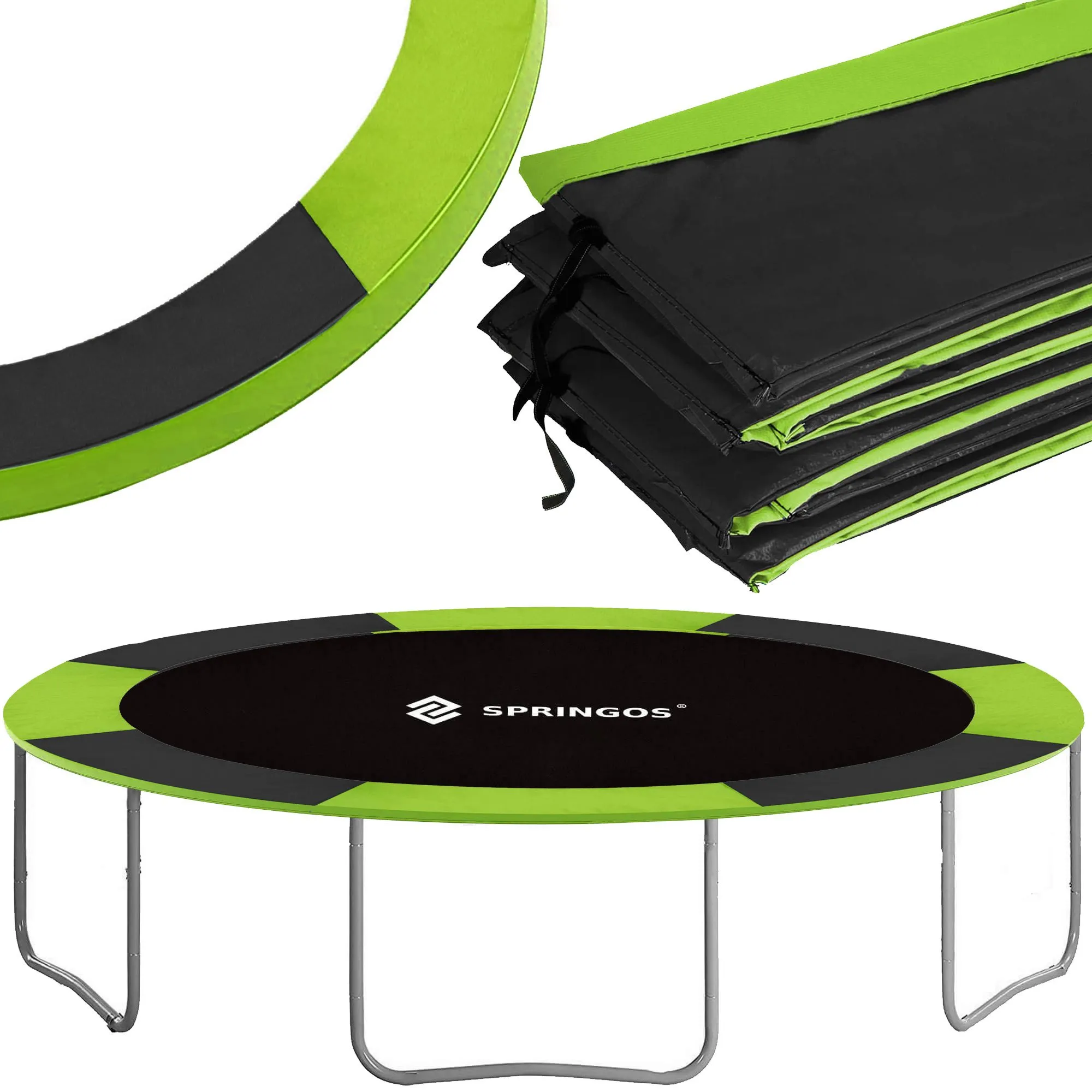 navlaka za trampolin 305cm zeleno-crna - slika 6