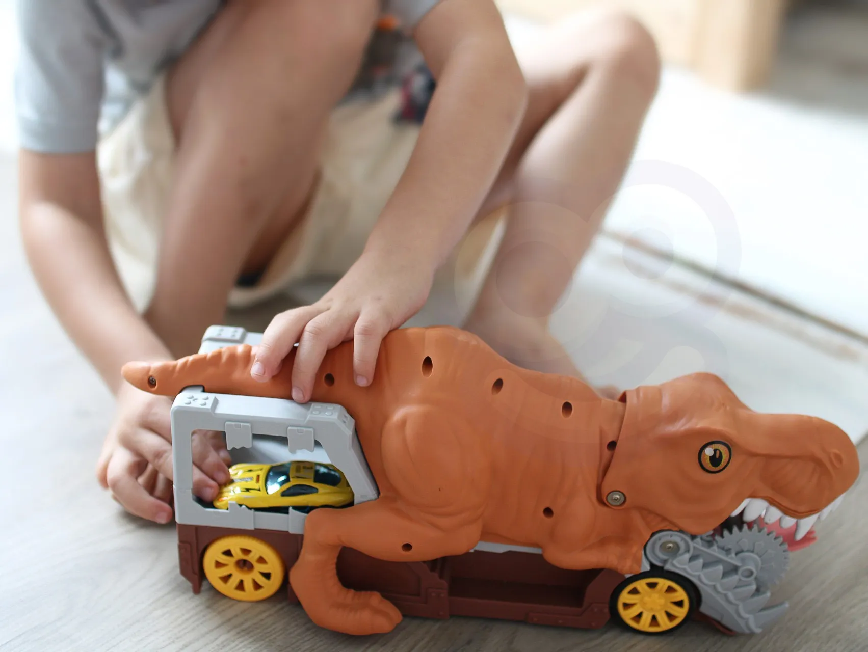 woopie kamion za izbacivanje automobila - dinosaur - slika 6