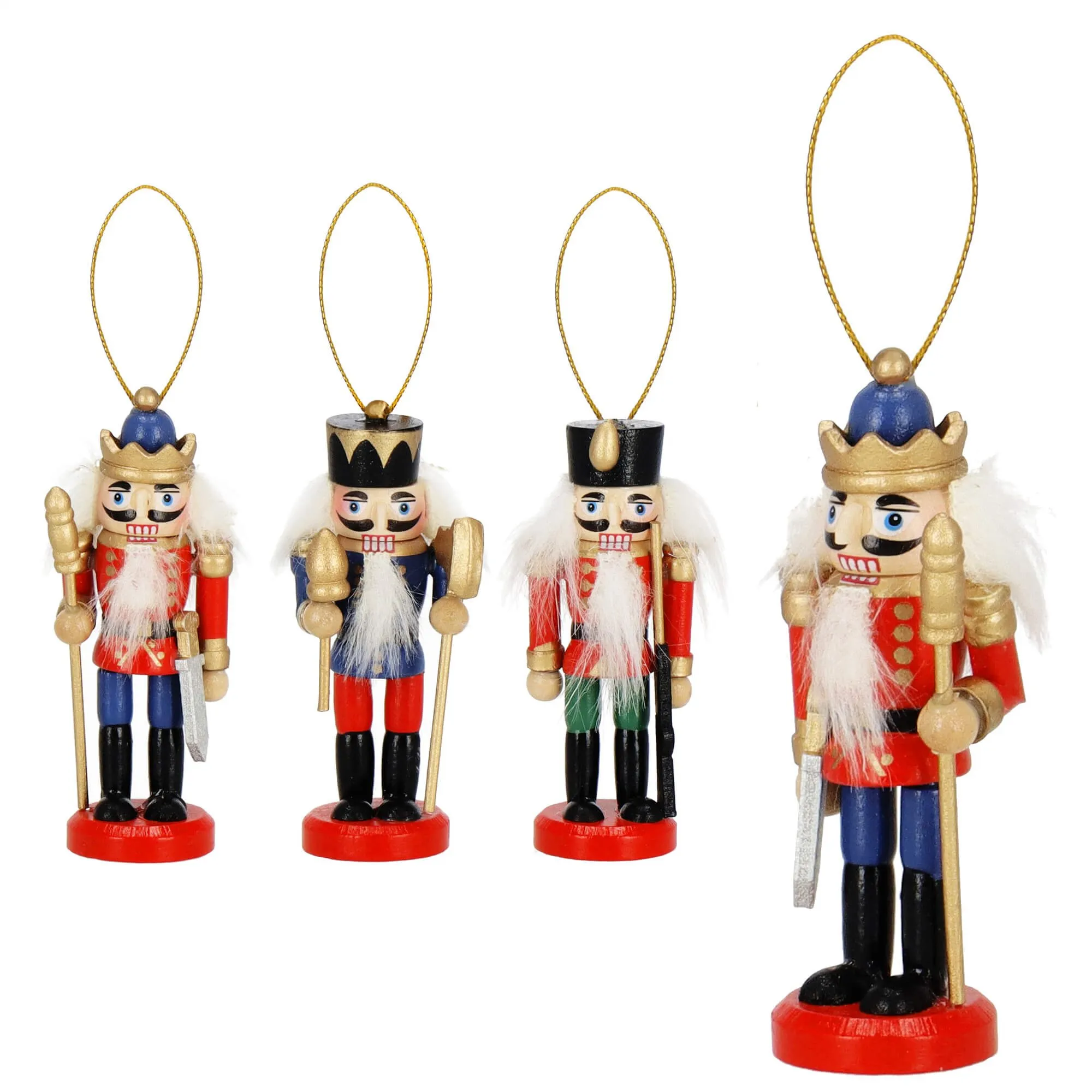 božićni ukrasi orašar – set od 3 komada (8 cm) - slika 6