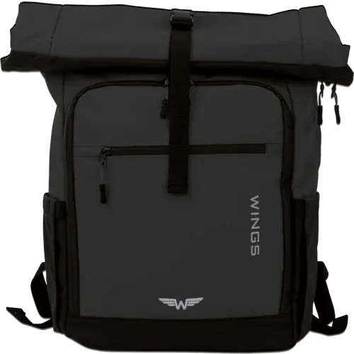 wings putni ruksak na slaganje 29 l rook crni - slika 2