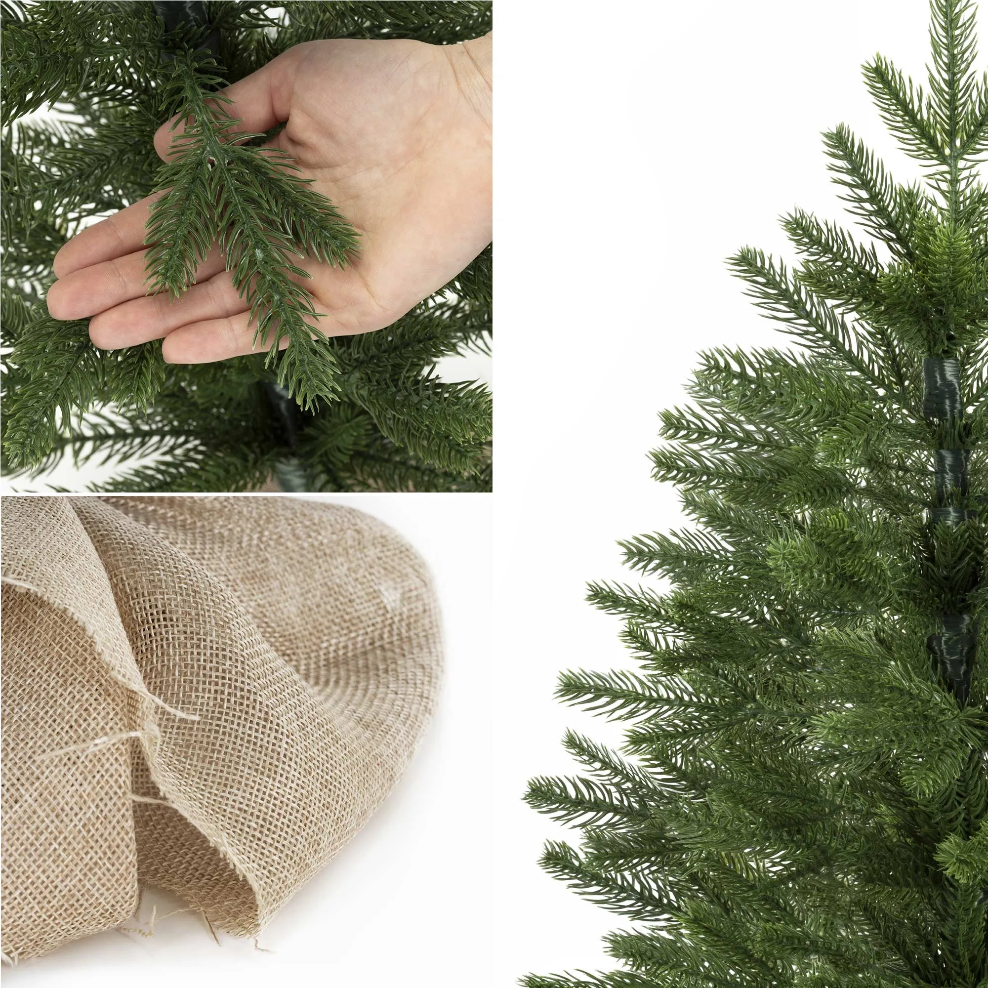 ukrasna božićna jelka 60 cm, zelena - slika 12