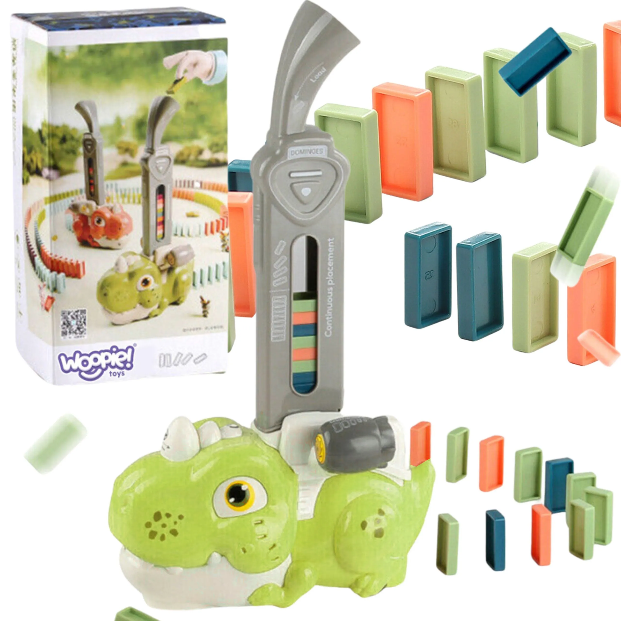 woopie šareni domino - dinosaur - slika 3
