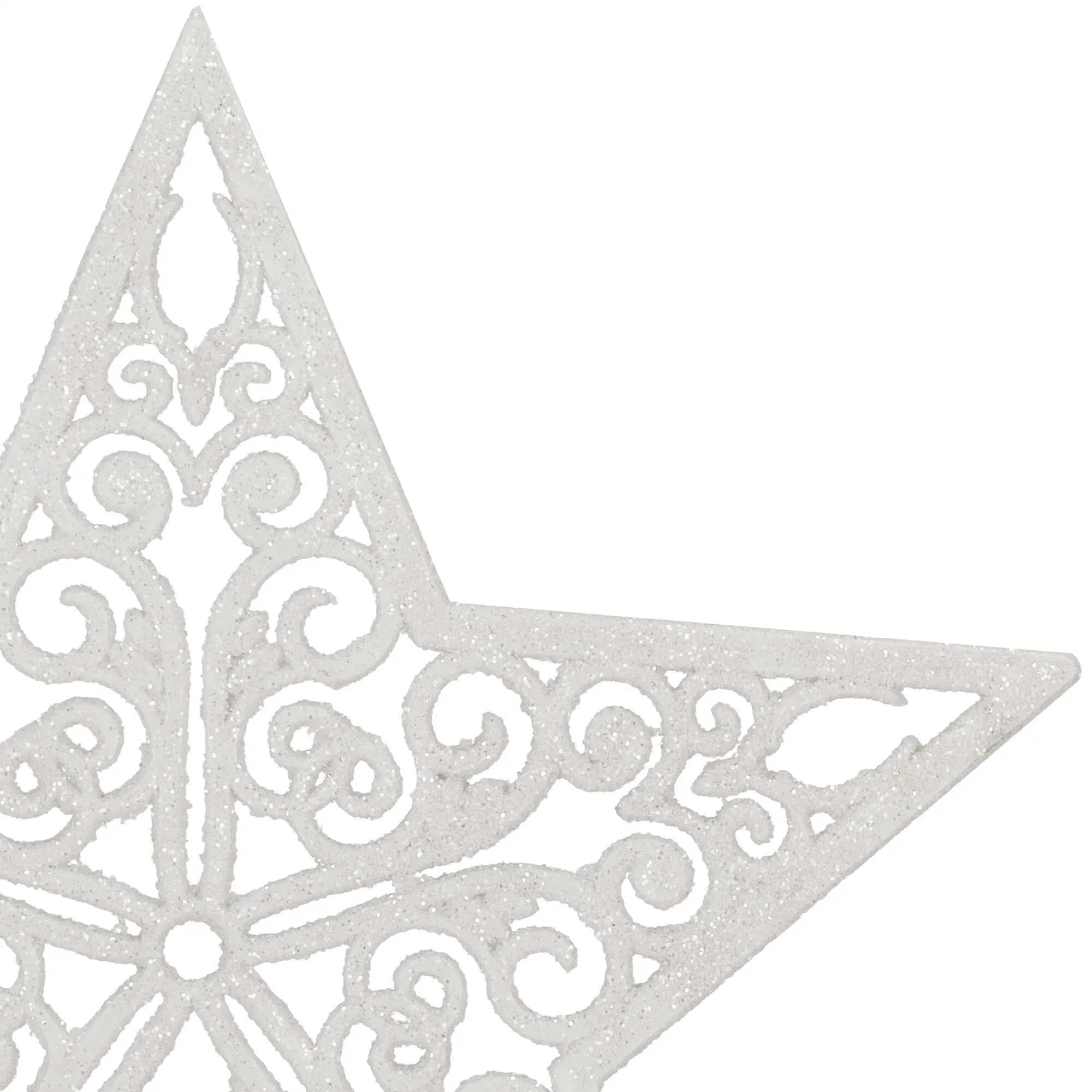 ukras božićne zvijezde 20,5 x 21,5 cm bijela - slika 5