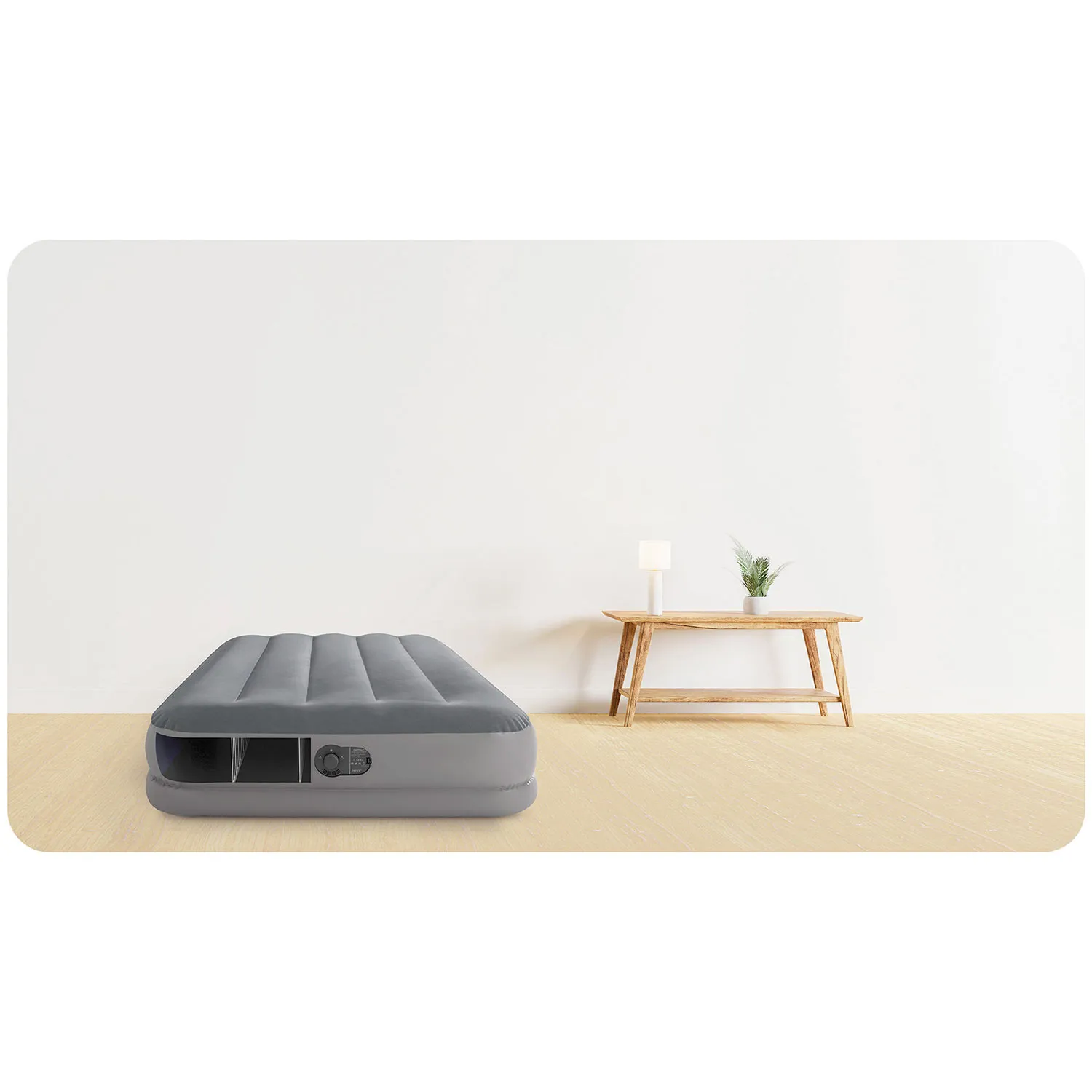 intex madrac na napuhavanje s ugrađenom pumpom 191x 99x30cm - slika 6