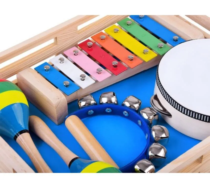 drveni set instrumenata 4 u 1 - slika 9