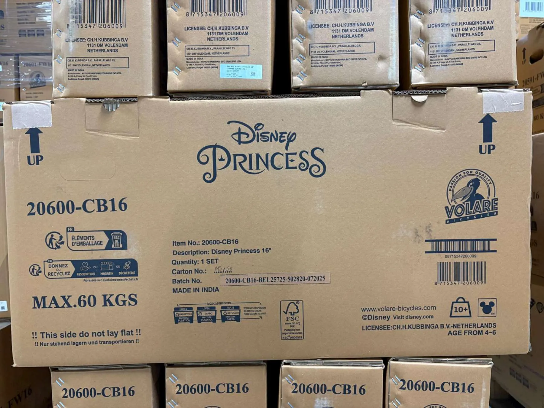 disney princess dječji bicikl za djevojčice - 16" roza - slika 14